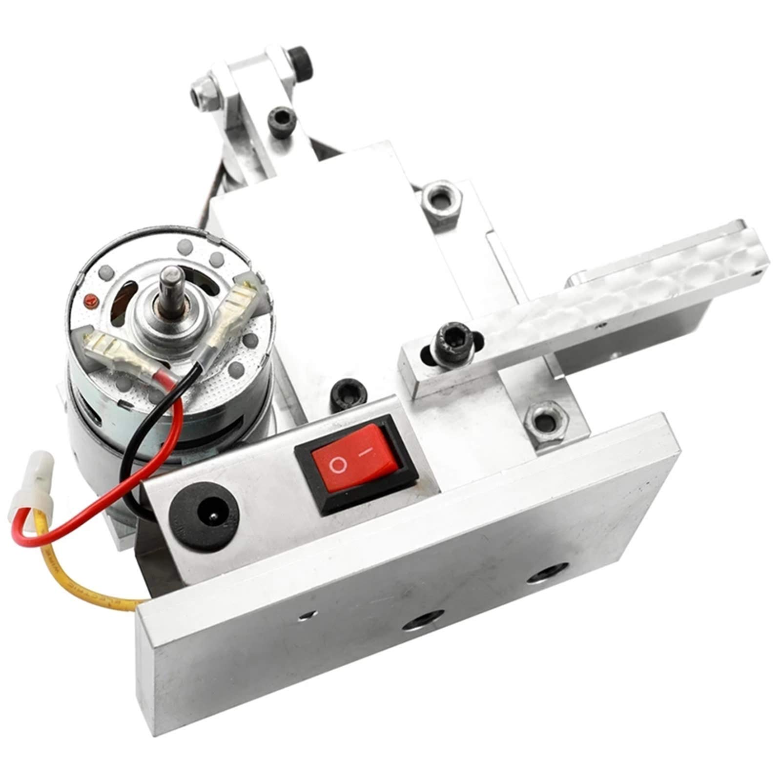 Electric Belt Sander Machine - 7 Speed Adjustable DIY Mini Belt Sander for Sharpening, Polishing & Grinding - Perfect for Plastic, Aluminum, Iron, Steel & Metal - Ideal for Home Workshops, Woodworking & DIY Projects