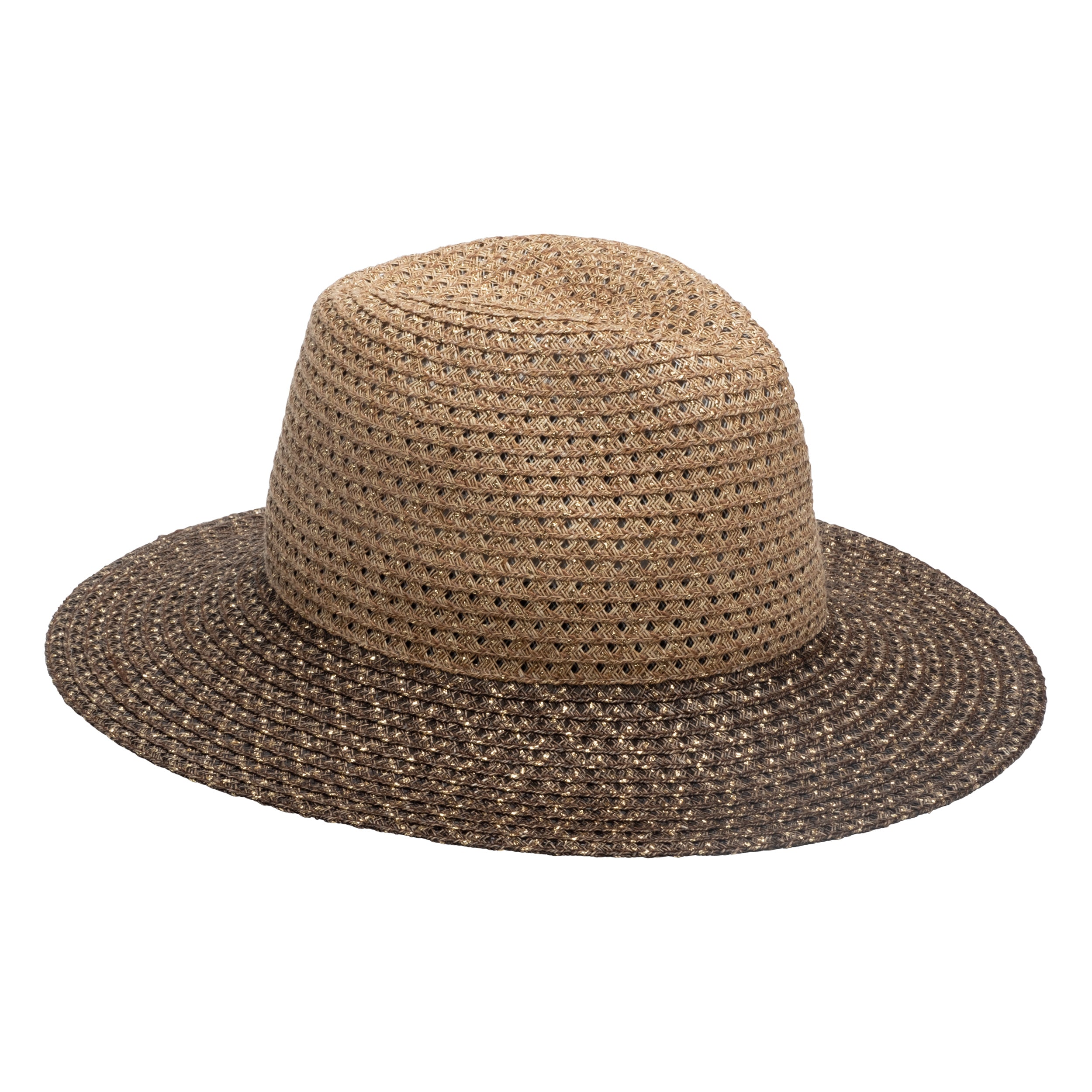 Courtney Toyo Packable Fedora Hat for Women - Stylish & Foldable Sun Hat for Travel, Beach, Outdoor - UPF 50+ Sun Protection, Lightweight & Breathable