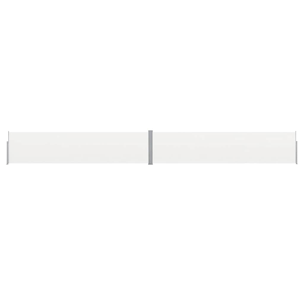 Retractable Patio Side Awning - Windproof UV Resistant Privacy Screen & Room Divider for Balcony, Courtyard, Roof, Terrace, Pool - Outdoor Sunshade for Patio Furniture, Garden, and Backyard Relaxation