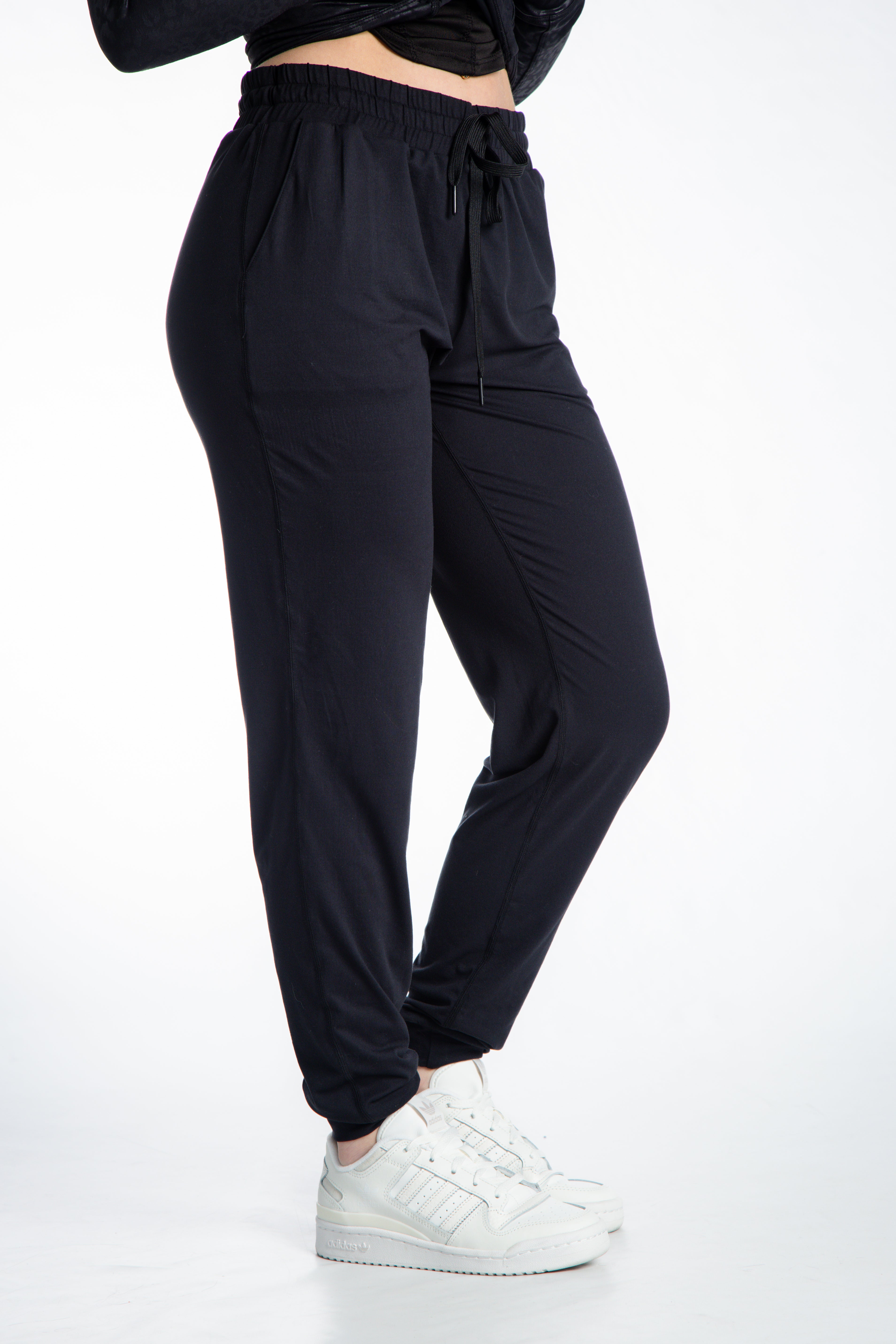 Premium Black Dream Joggers - Soft & Comfortable Lounge Pants for Women & Men - Perfect for Yoga, Running, Travel & Relaxing at Home