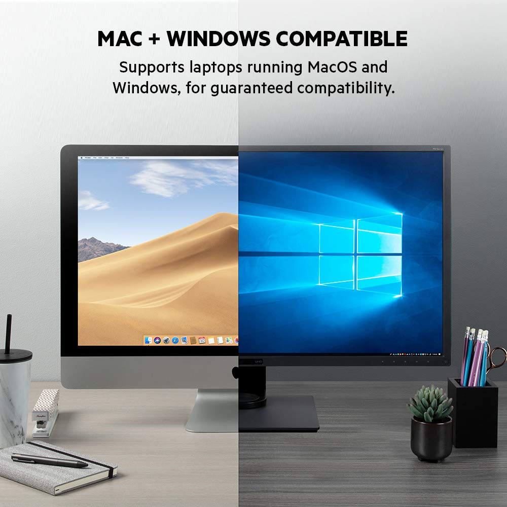 Belkin Thunderbolt 3 Dock Pro - USB-C Docking Station for Mac & Windows with 85W Charging | Dual 4K @60Hz, 40Gbps Transfer Speed | Includes Ethernet, SD Card Reader & Audio Ports | Perfect for Home Office, Video Editing & Multi-Monitor Setup
