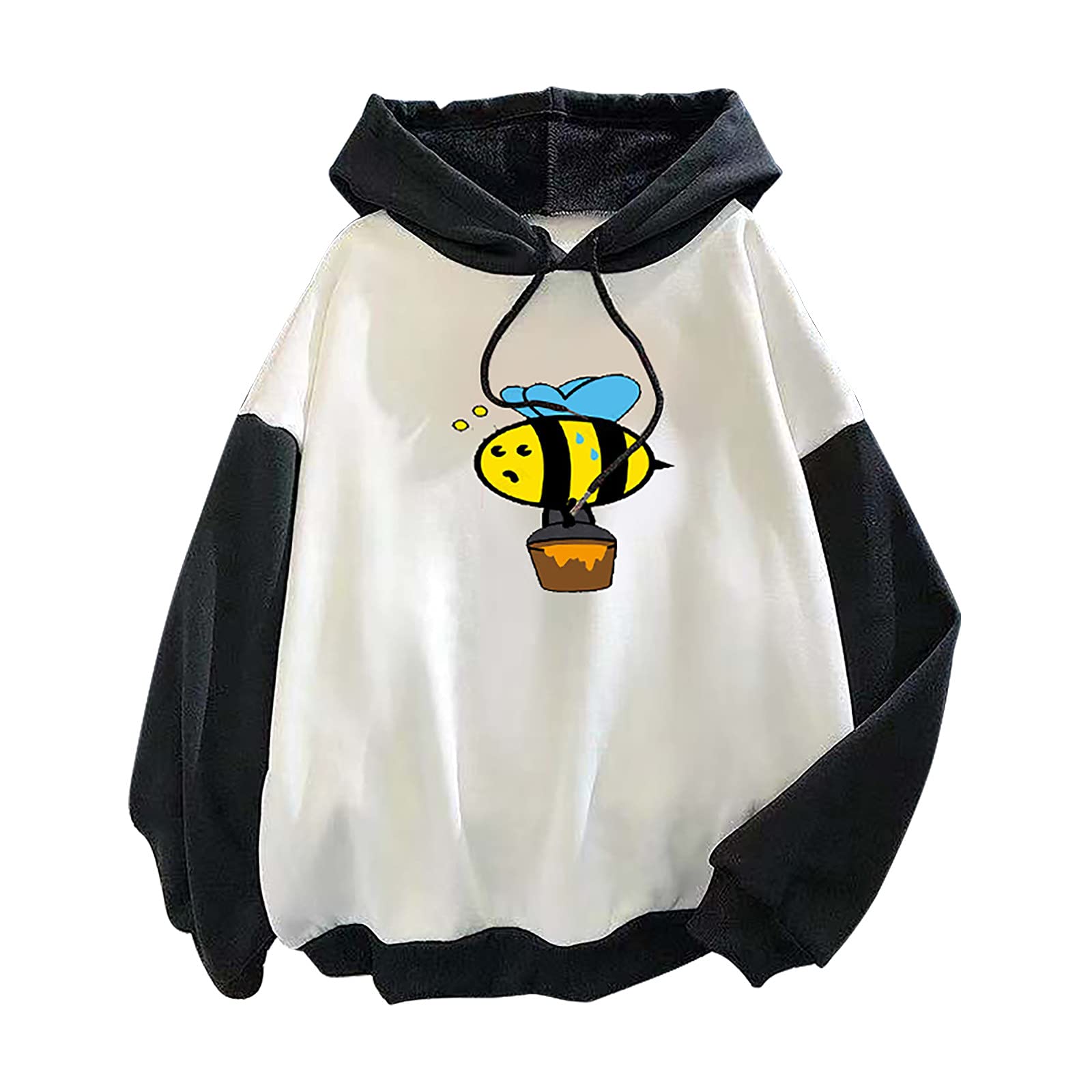 Miximx Women's Halloween Graphic Zip-Up Hoodie - Oversized Long Sweatshirt for Fall & Winter | Cozy Casual Wear for Parties, Trick-or-Treating & Seasonal Outfits
