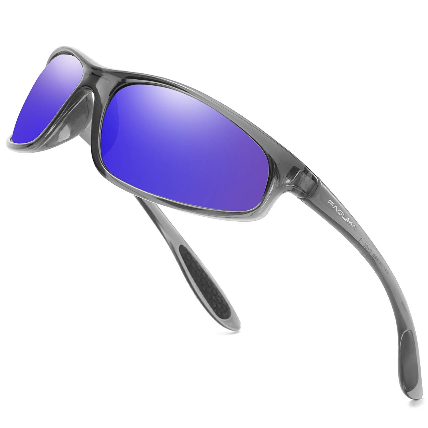 FAGUMA Polarized Sports Sunglasses for Men - UV400 Protection for Cycling, Driving, Fishing & Outdoor Activities - Lightweight & Durable for All-Day Comfort