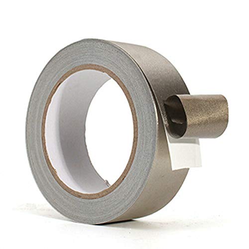 Conductive Fabric Adhesive Tape - 10mm x 50M EMI Shielding Tape for Laptop, Cable, LCD, Mobile Phone Repair - Ideal for Electronics, EMI Protection & Wire Management