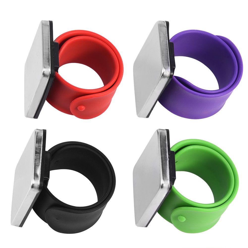 Magnetic Barrette Bracelet - Hair Clip Holder & Organizer for Salon, Hairstyling, and DIY Hair Accessories | Perfect for Hairstylists, Salons, and Home Use | Black