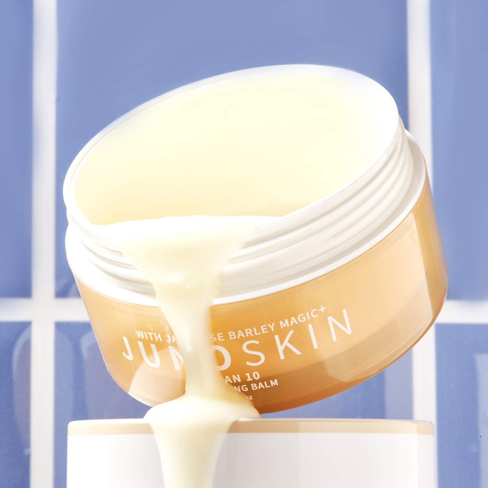 JUNO & Co. Clean 10 Cleansing Balm & Hydrating Lip Milk - Moisturizing Lip Balm for Dry Lips | Makeup Remover & Overnight Lip Treatment for Soft, Smooth Skin | Perfect for Daily Skincare & Nighttime Routine