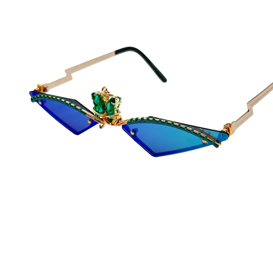 Exclusive Teal Butterfly Hair Clip - Elegant & Durable Hair Accessory for Women & Girls - Perfect for Weddings, Parties & Everyday Wear