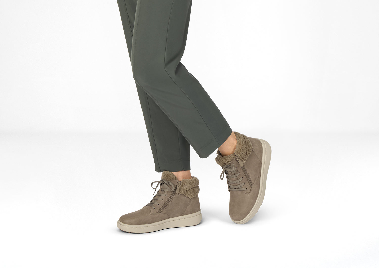 Elin Taupe Women's Casual Shoes - Comfortable Slip-On Loafers for Walking, Work & Travel | Perfect for Office, Commuting & Everyday Wear