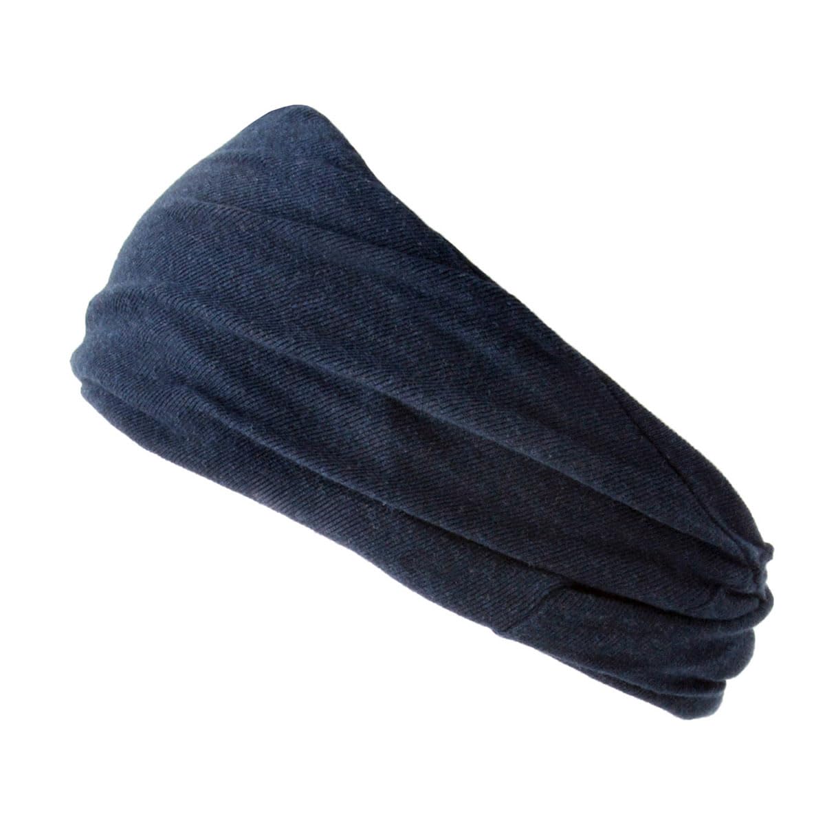 Organic Cotton Women's Headband - Soft & Comfortable Hair Band for Women, Made in Japan, Navy Blue (One Size) | Perfect for Yoga, Running, Workouts & Everyday Wear