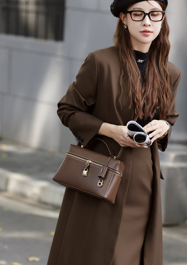 Structured Mini Box Bag for Women - Stylish Crossbody Handbag for Everyday Use, Work, and Travel