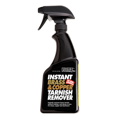 Flitz Brass & Copper Polish & Tarnish Remover - Safe Metal Cleaner for Jewelry, Instruments & Antiques - Restores Shine for Home, Kitchen & Collectibles