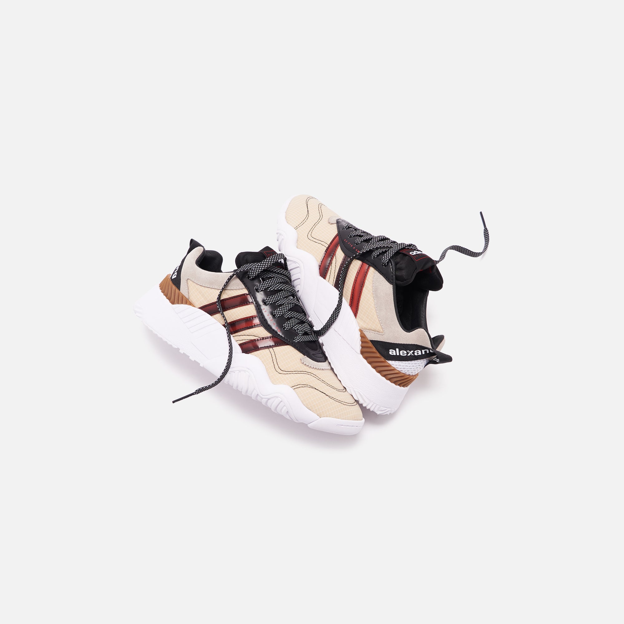 adidas by Alexander Wang Turnout Trainer Sneakers - Core Black & Light Brown | Stylish Running & Casual Wear for Men & Women