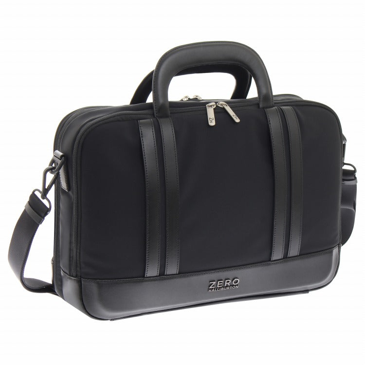 Zero Halliburton Journal Collection Expandable Briefcase 81004 - Premium Leather Business Bag for Professionals | Perfect for Office, Travel & Executive Meetings