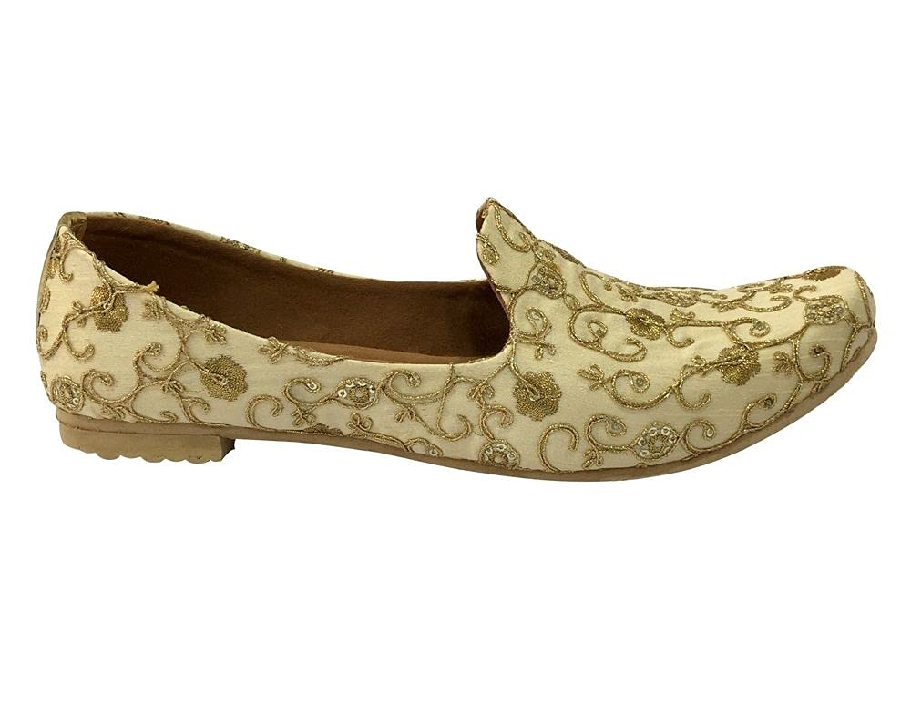 Authentic Punjabi Jutti for Men | Traditional Mojari Sherwani Shoes | Wedding & Groom Loafers | Slip-On Ethnic Footwear for Jalsa & Special Occasions