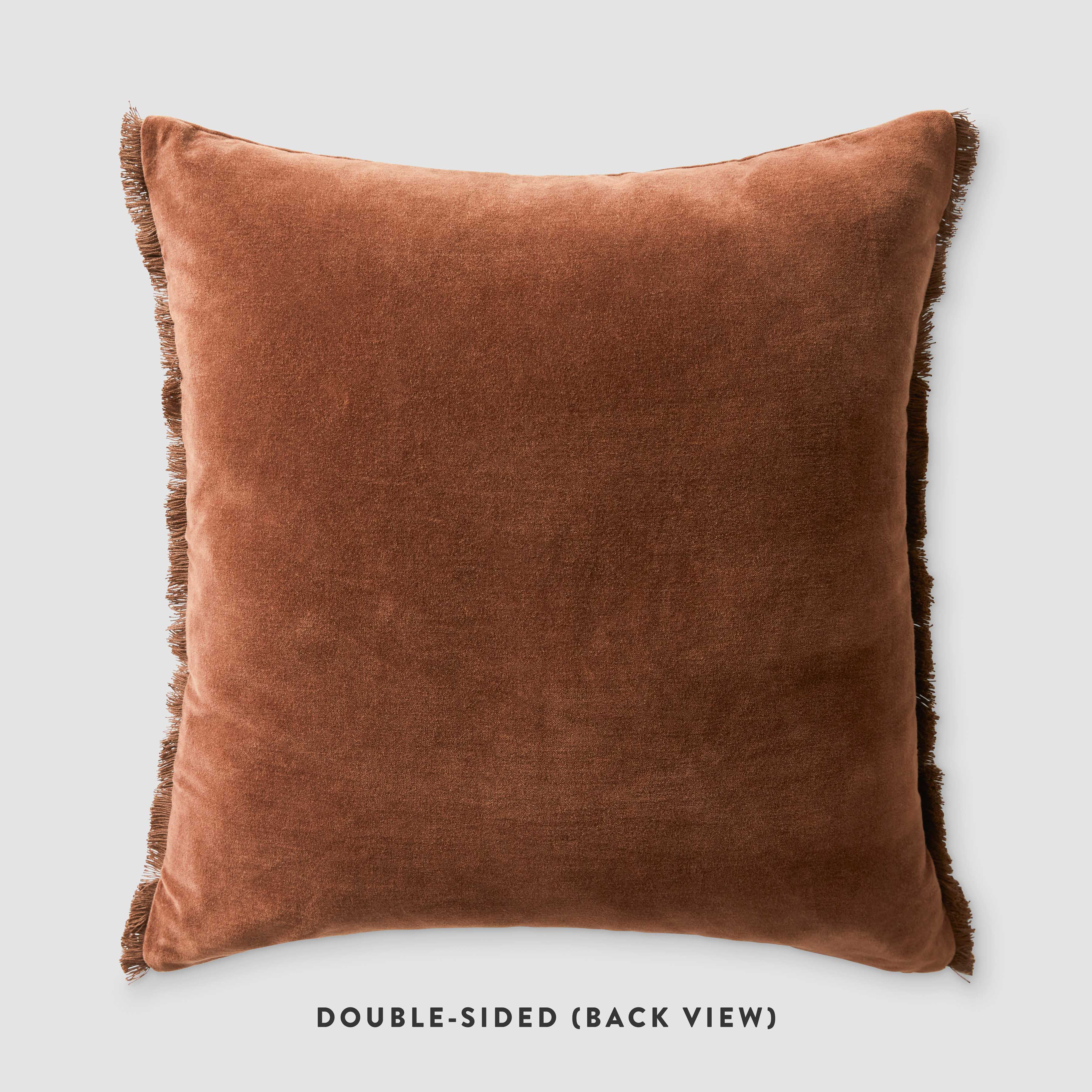 Luxury Velvet Throw Pillow Covers - Soft Decorative Cushion for Sofa, Bed & Home Decor - Elegant Living Room & Bedroom Accent - Set of 2 (18x18 Inches)