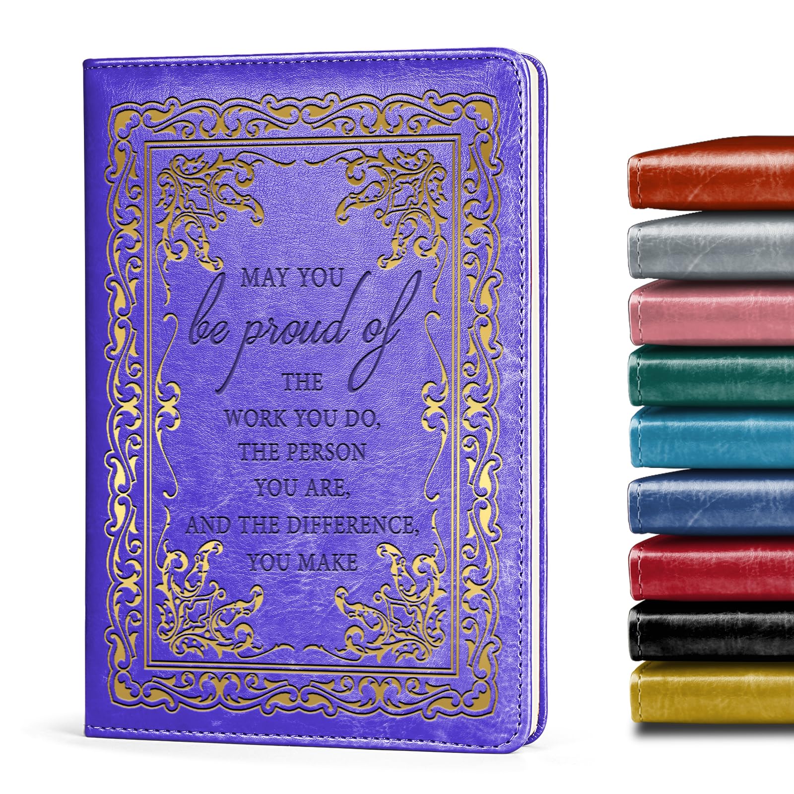 Purple Journal for Women - Inspirational Notebook for School, Social Workers & Travel | Motivational Quote 