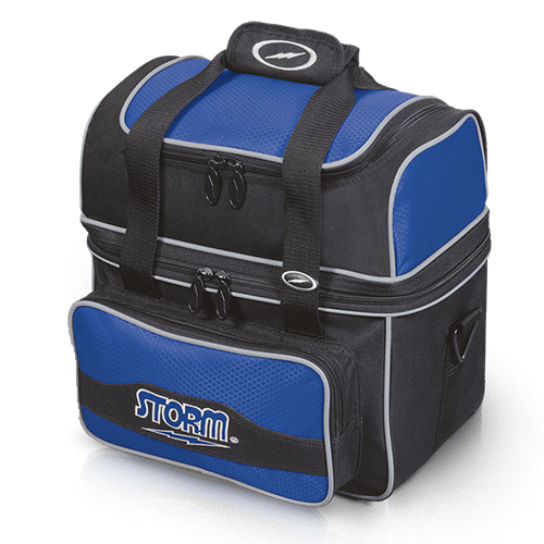 Storm 1 Ball Flip Tote Bowling Bag - Black/Royal - Perfect for League Play & Practice Sessions