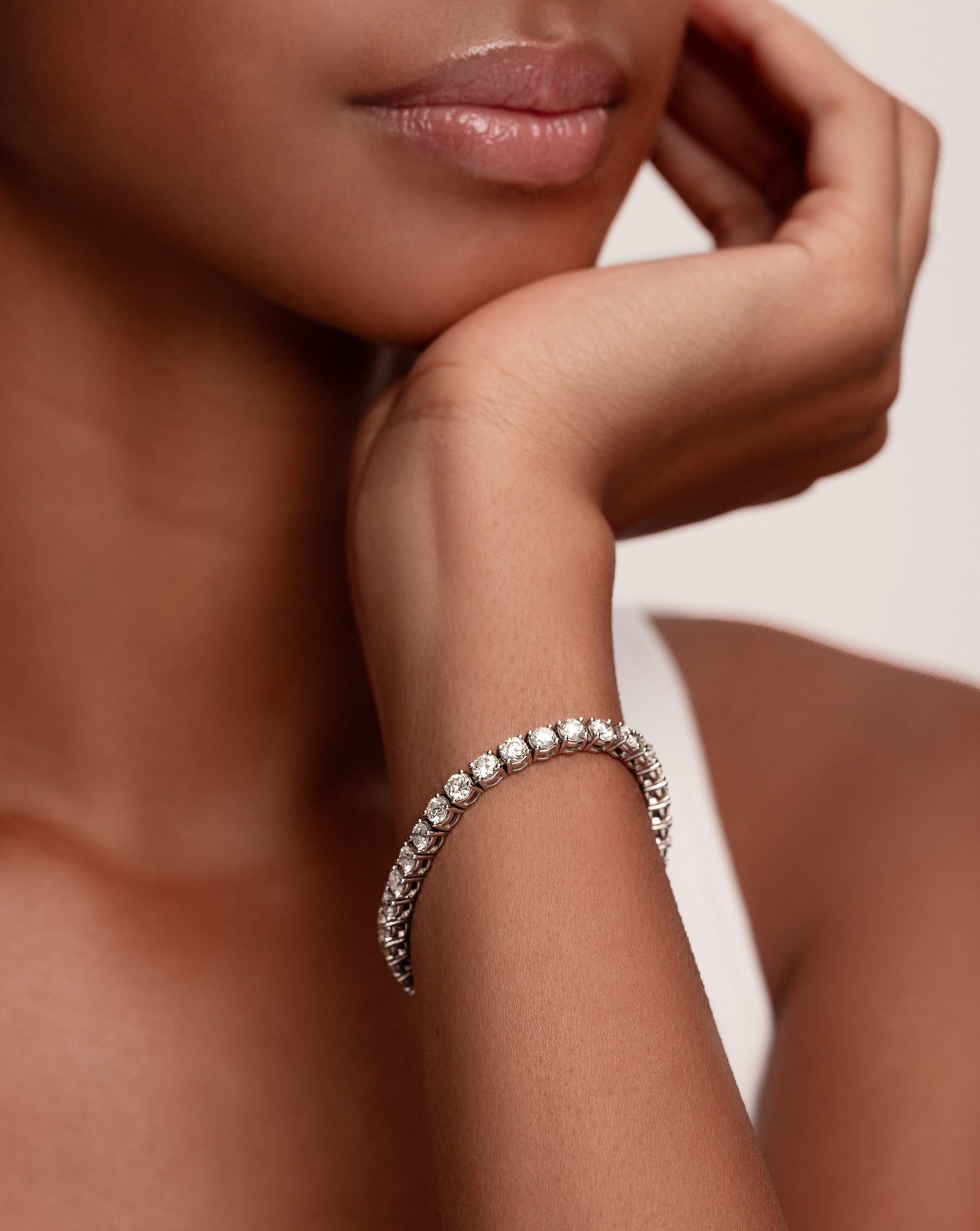 Elegant Classic Diamond Tennis Bracelet for Women | 14K Gold Plated | Perfect for Weddings, Parties & Everyday Luxury