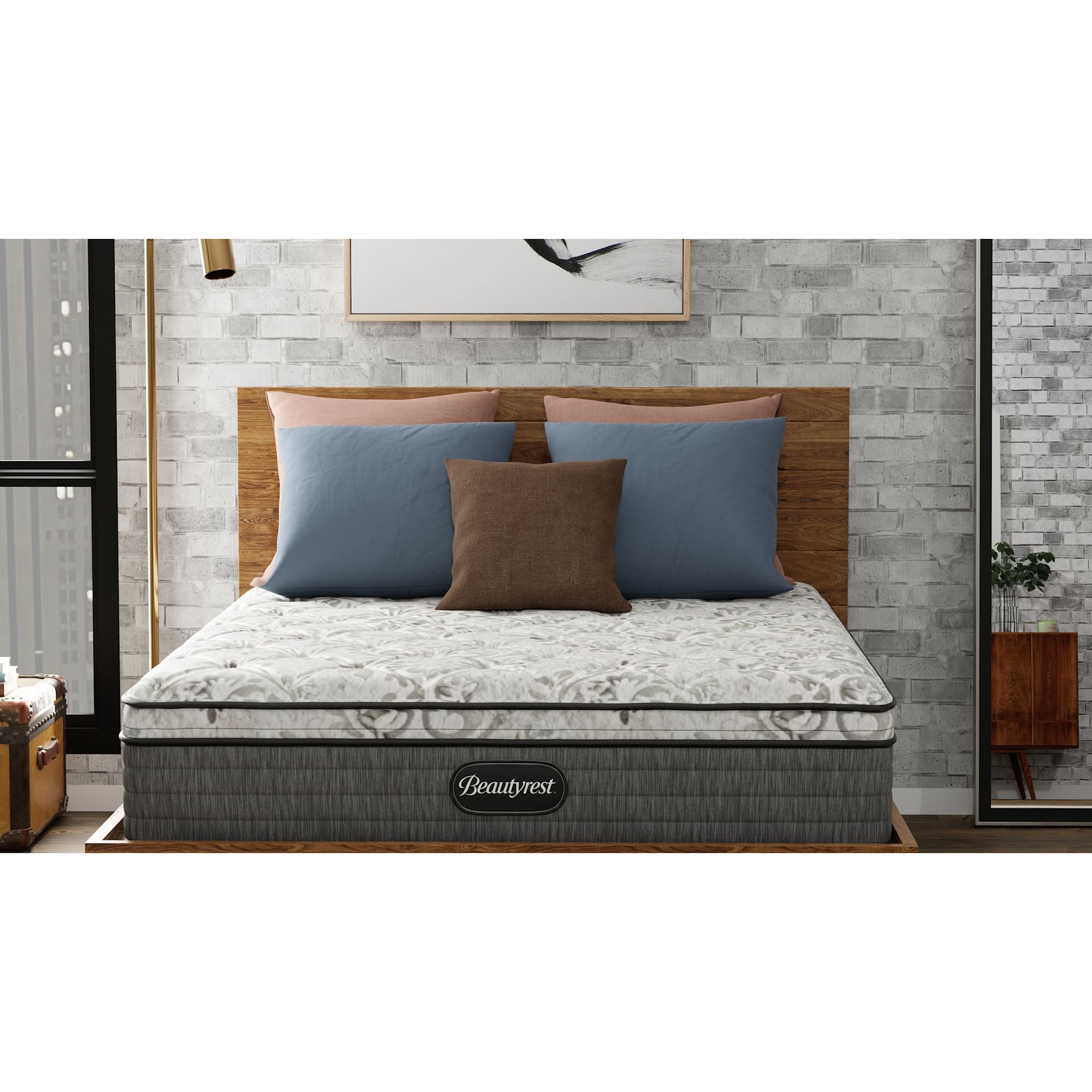 Beautyrest DualCool Kira EuroTop 12.5 Inch Cooling Gel Memory Foam Mattress - Queen Size for Hot Sleepers, Bedroom Upgrade with Pressure Relief & Motion Isolation