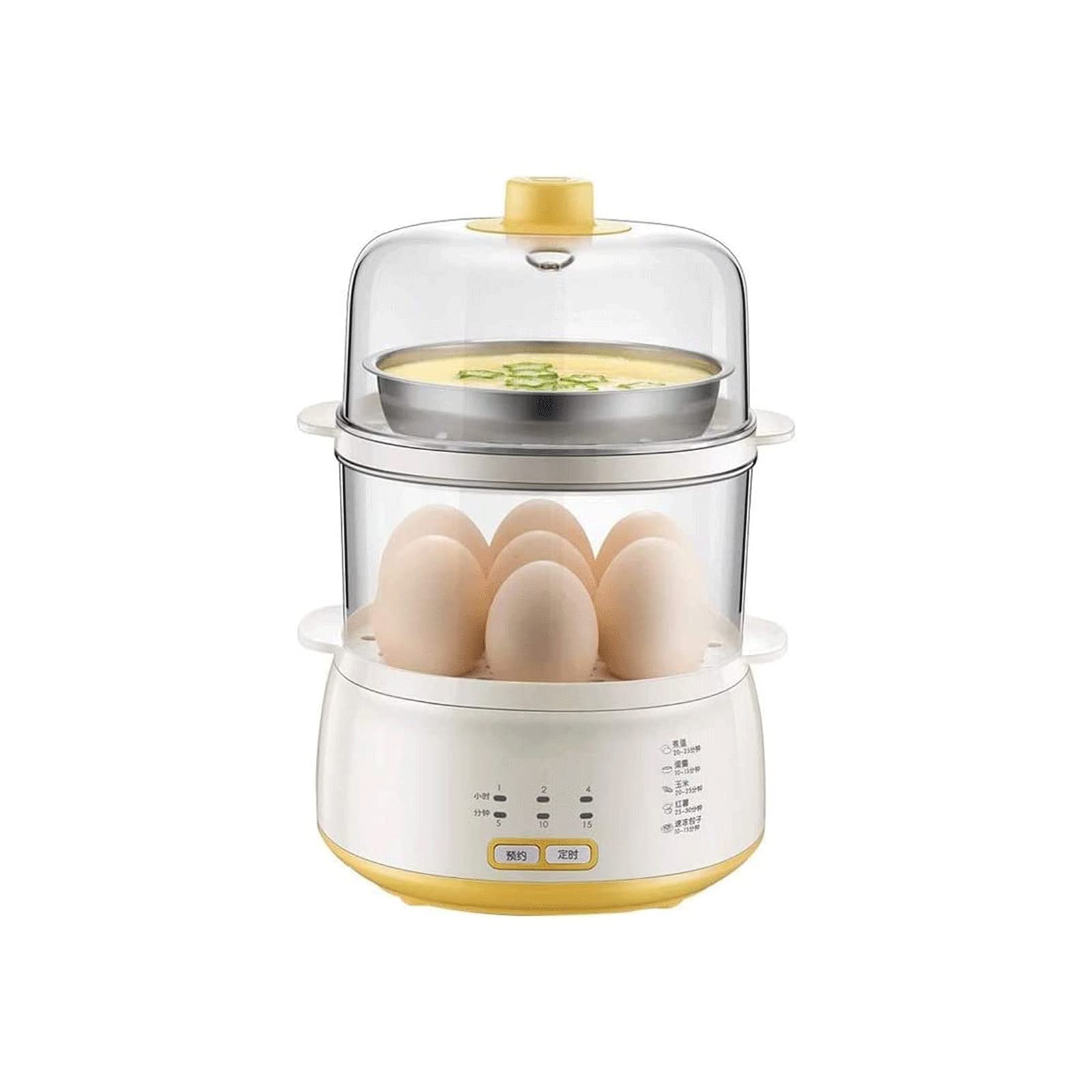 VSDY Electric Egg Cooker - 14 Egg Capacity Rapid Boiler with Auto Shut Off, Perfect for Hard Boiled, Poached, Scrambled Eggs & Omelets | Also Great for Steaming Vegetables | Ideal for Breakfast Meal Prep, Healthy Cooking & Family Gatherings