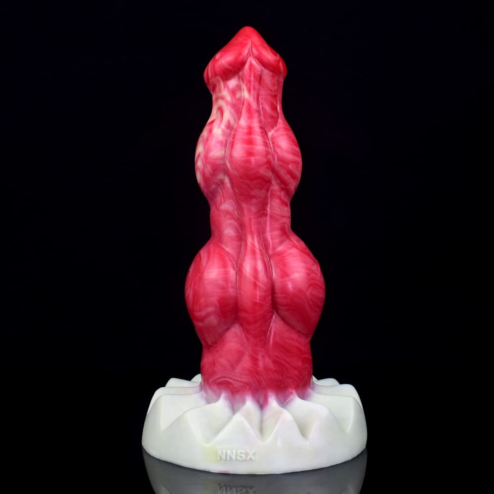 Premium Liquid Silicone Alien/Fido Dildo with Strong Suction Cup - Realistic Adult Sex Toy for Solo Play & Couples - BeHorny Collection | Perfect for BDSM, Fantasy Roleplay & Sensual Exploration