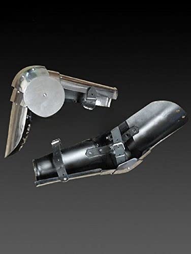Medieval Iron Steel Arm Guard - Authentic Knight Armor Protection for LARP, Cosplay & Renaissance Fairs | Durable Gauntlet for SCA Combat & Historical Reenactments