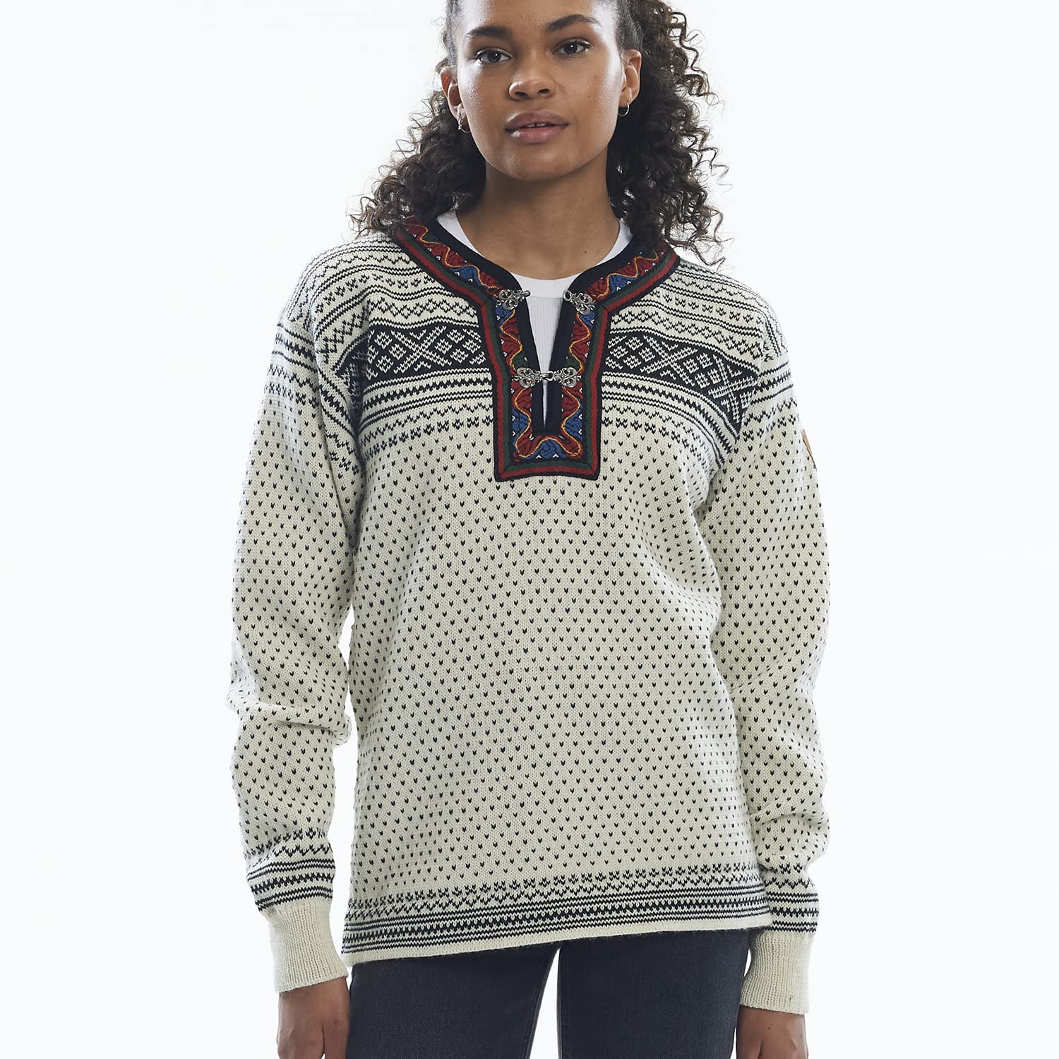 Dale of Norway Setesdal Unisex Wool Sweater - Warm Norwegian Pullover for Men & Women - Cozy Winter Knitwear for Adults - Perfect for Skiing, Hiking & Cold Weather Outings
