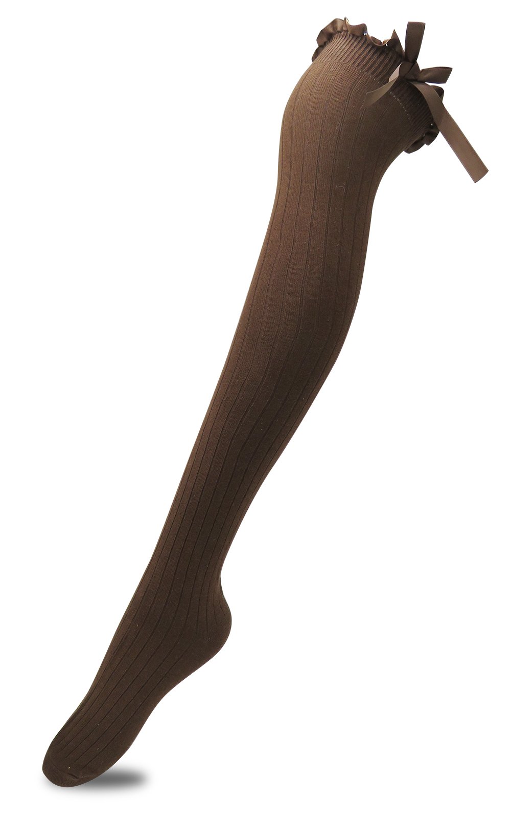 TOCONFFON Women's Thigh High Socks with Satin Bows - Sexy Over The Knee Stockings for Women & Girls - Perfect for Cosplay, Party, Date Night & Fashion Outfits
