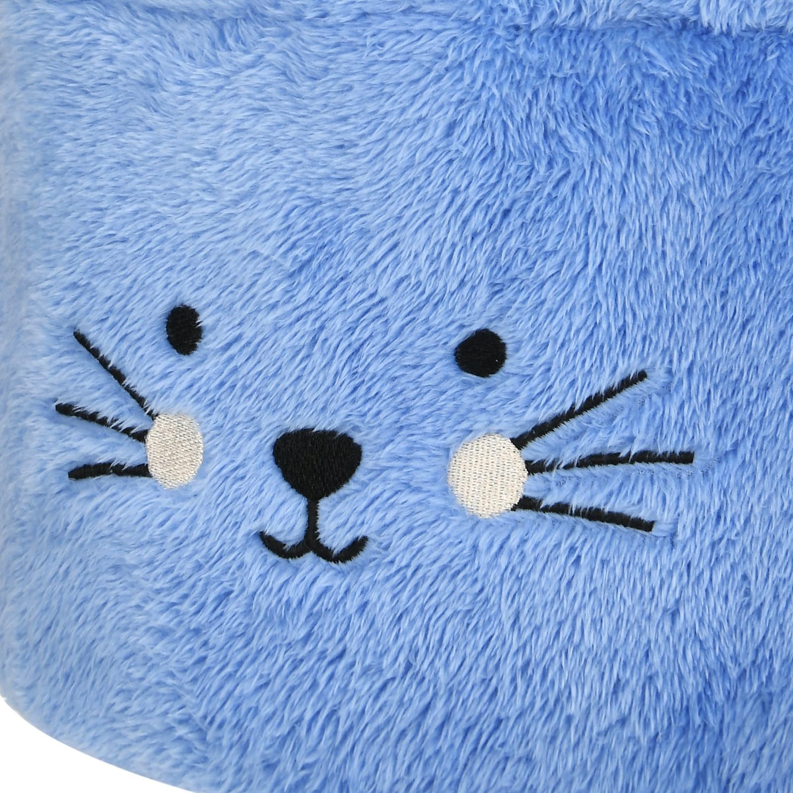 Cute Plush Easter Bunny Basket Tote Bag - Personalized Blue Rabbit Design for Kids, Easter Egg Hunt & Gift Carrying - Perfect for Easter Celebrations & Spring Parties