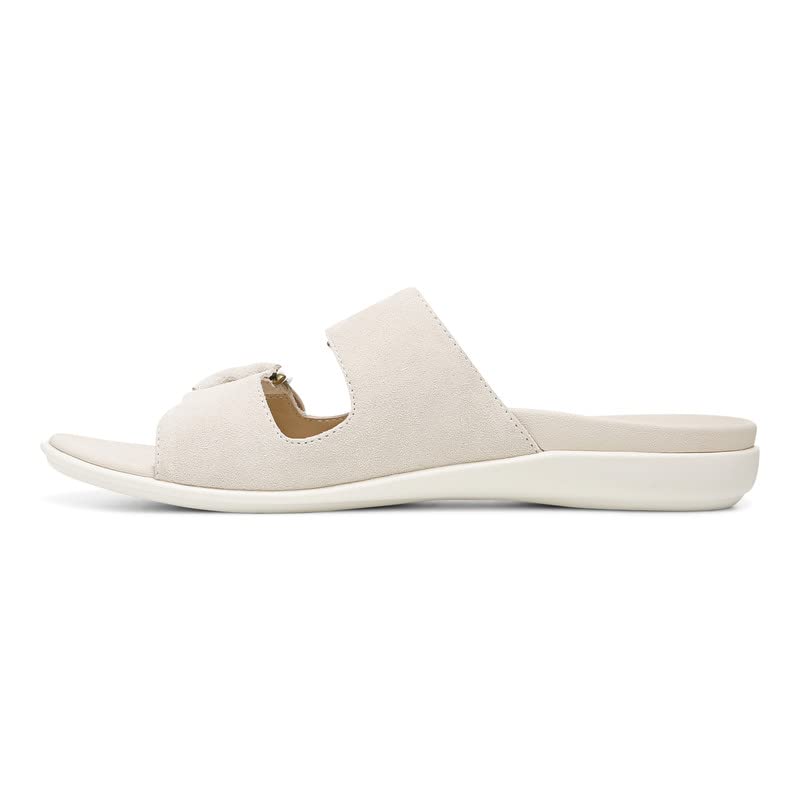 Vionic Women's Mirage Corlee Casual Slip-On Slide Sandals with Orthotic Arch Support - Comfortable Supportive Ladies Sandals for Walking, Travel & Everyday Wear