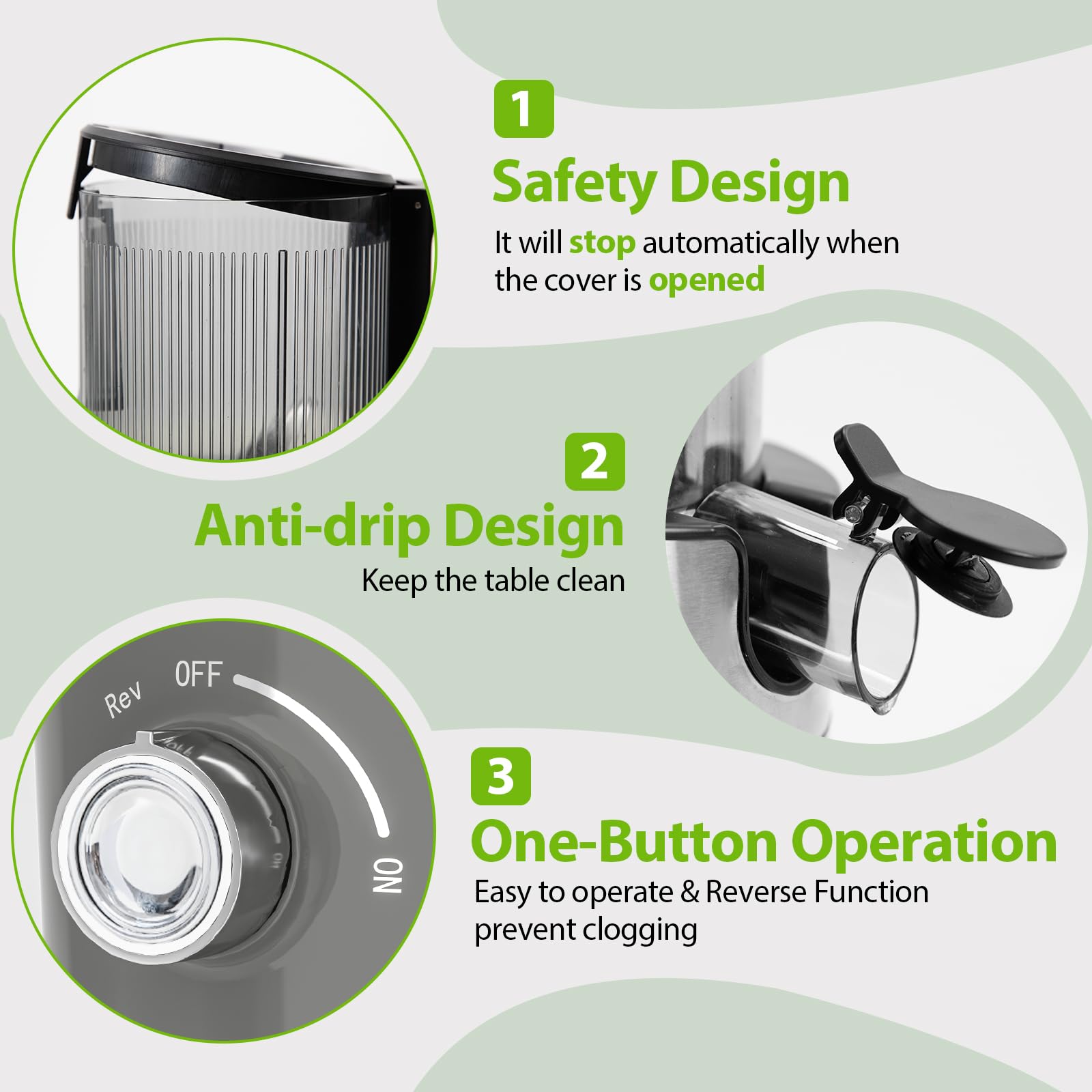 Aeitto Cold Press Juicer Machine - 4.9
