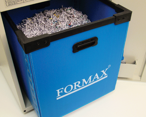Formax FD 87 High-Security Cross-Cut Paper Shredder for Plastic, Laminate & Credit Cards - Ideal for Office, Home & Small Business Document Destruction