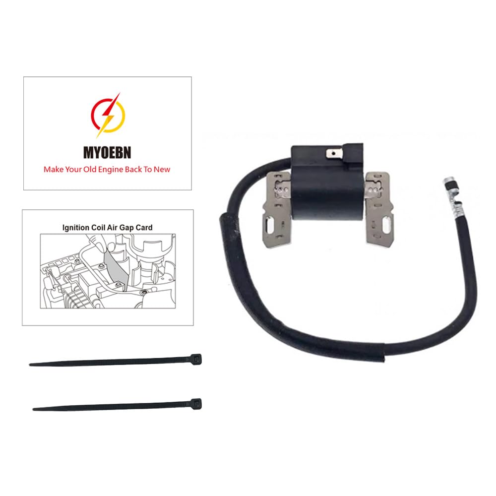 595304 Ignition Coil Magneto Armature Replacement for Briggs & Stratton 17HP-20HP Intek OHV Engine - Compatible with Poulan, Craftsman, MTD, Troy-Bilt Lawn Mowers & Husqvarna YTH18542 - Perfect for Lawn Mower Tune-Ups & Small Engine Repairs