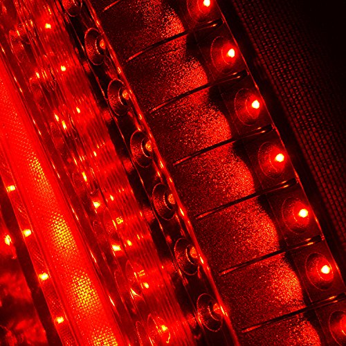 AKKON Red Clear LED Tail Lights Brake Lamps for Cadillac Escalade - Right Passenger Side Replacement Assembly | Enhanced Visibility & Style for Night Driving & Custom Car Upgrades