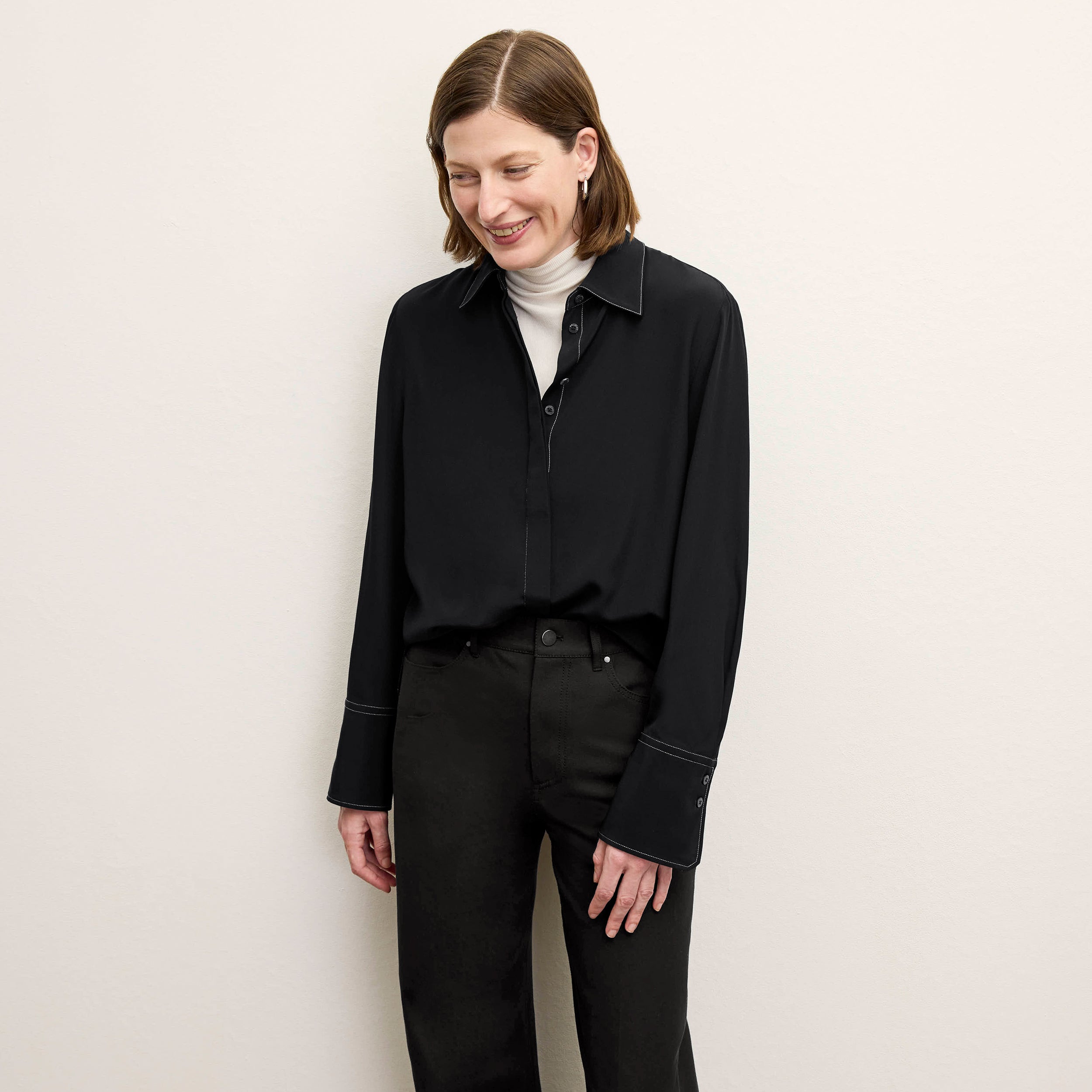 Milo Wide Leg Eco-Friendly Jeans - Better Than Denim in Black | Sustainable Fashion for Women, Casual Wear & Everyday Comfort