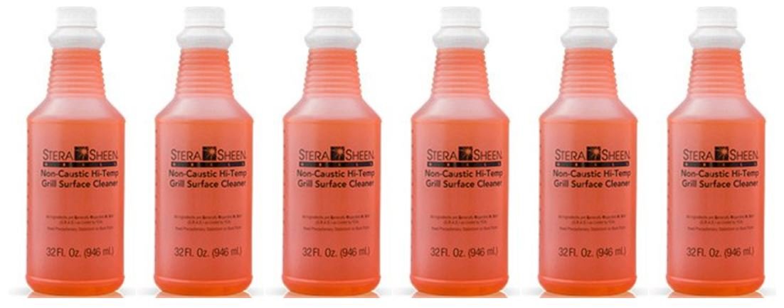 Grill Cleaner Spray - 6 Pack (32 Oz Each) | Heavy-Duty BBQ Grill Degreaser & Stain Remover | Perfect for Outdoor Grills, Smokers & Camping Cookware