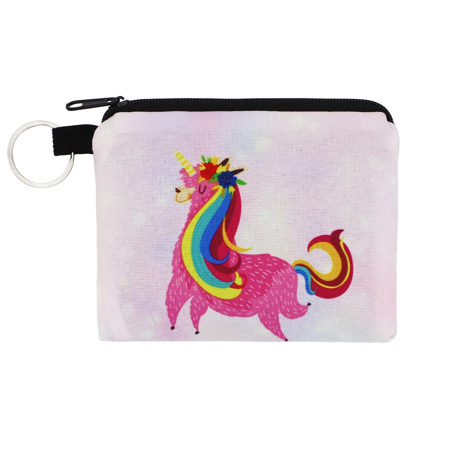 Unisex Cartoon Mini Zipper Coin Purse - Small Wallet Pouch for Coins, Cards & Keys - Compact Change Bag for Women & Girls (A3YTHZB) - Perfect for Travel, Shopping & Everyday Use