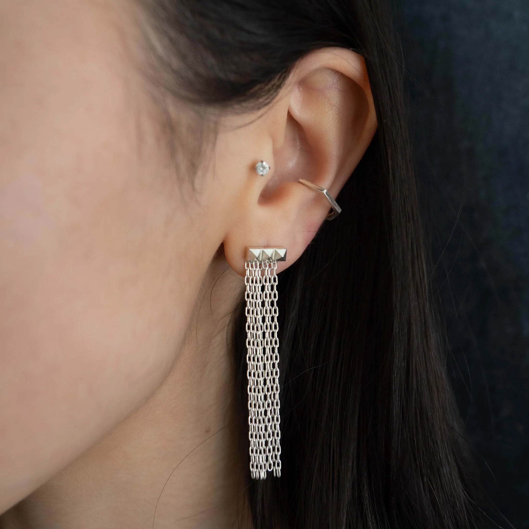 Debbie Tassel Earrings - Sterling Silver Dangle Earrings for Women, Elegant Party Jewelry Gift - Perfect for Weddings, Date Nights & Special Occasions
