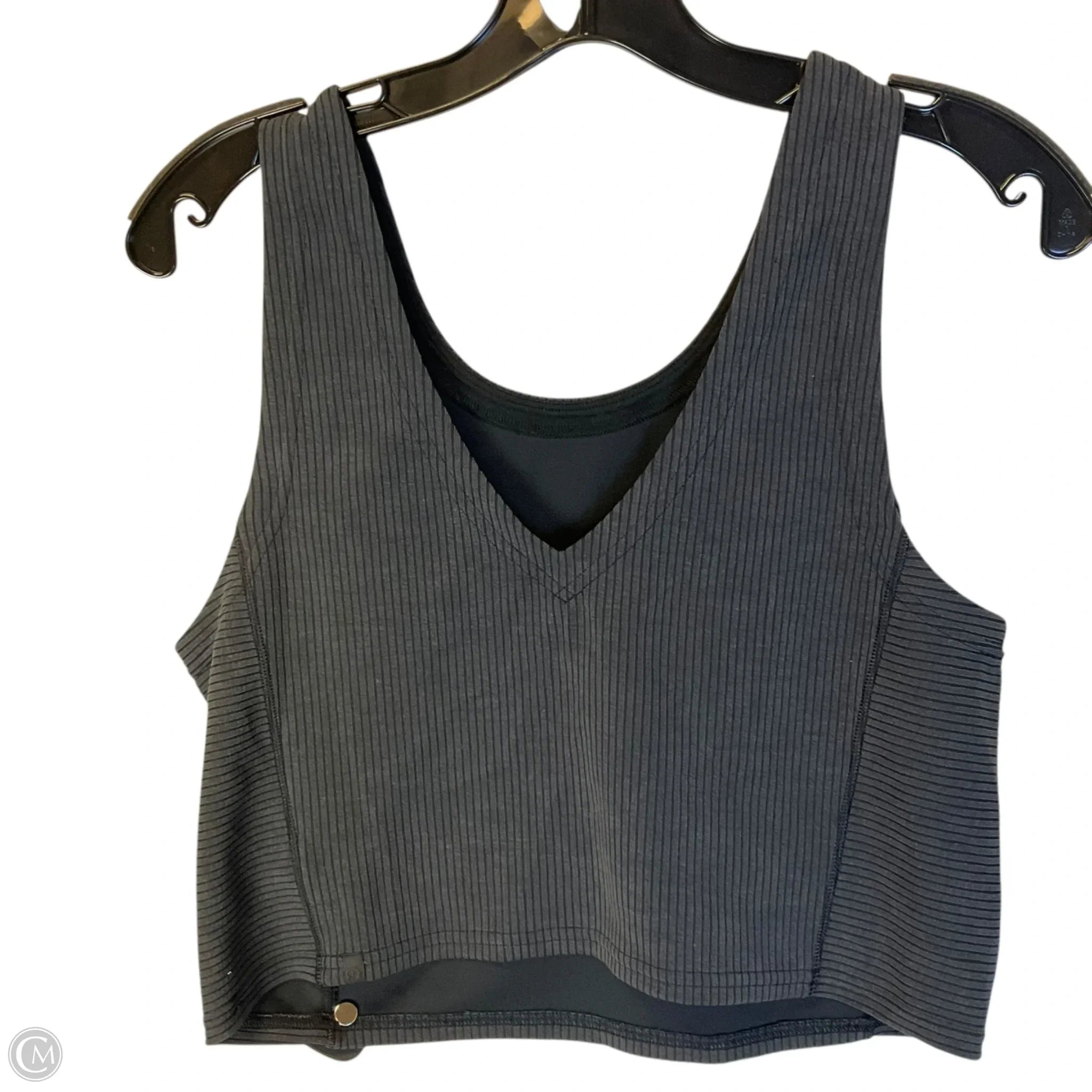 Lululemon Black Athletic Sports Bra Size 10 - High Support Workout Top for Running, Yoga & Gym