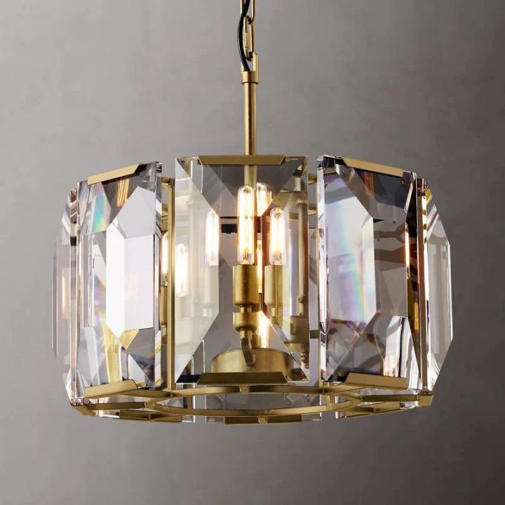 Aubrey Crystal Round Chandelier - 19