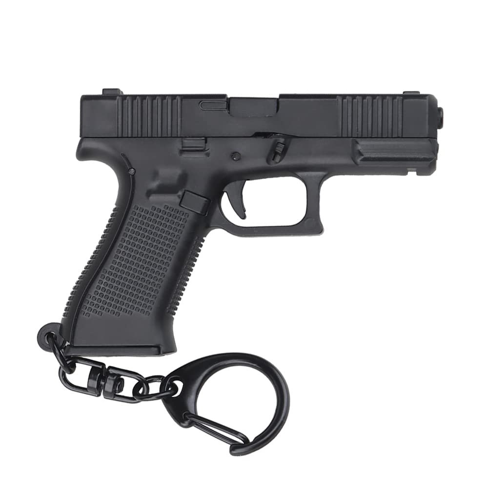 OKGIUGN G45 Pistol Keychain - Tactical Gun Shaped Bag Pendant, Stress Relief Fidget Toy for Keyrings, Backpacks & Gifts - Perfect for Gun Enthusiasts, Survivalists & Outdoor Adventures