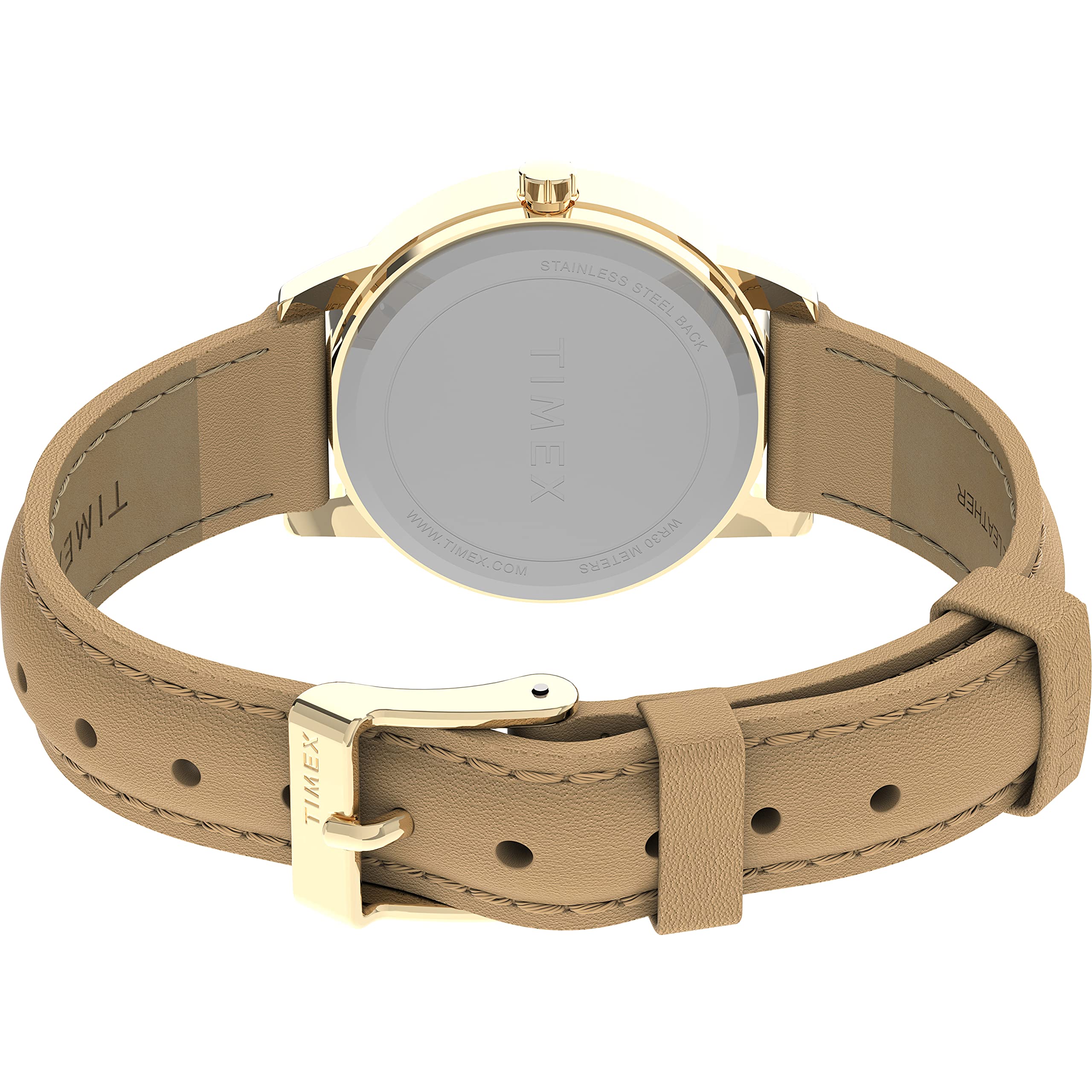 Timex Women's Easy Reader Watch - Classic Analog Leather Strap Wristwatch with Indiglo Light-Up Dial | Perfect for Work, Casual Wear & Everyday Use