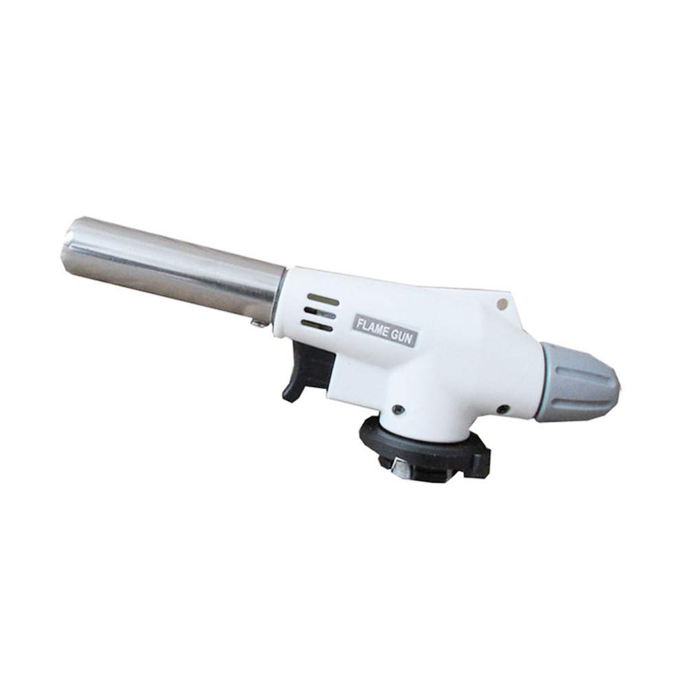 Trailrest AutoIgnition Torch Lighter for Cooking & BBQ (White)