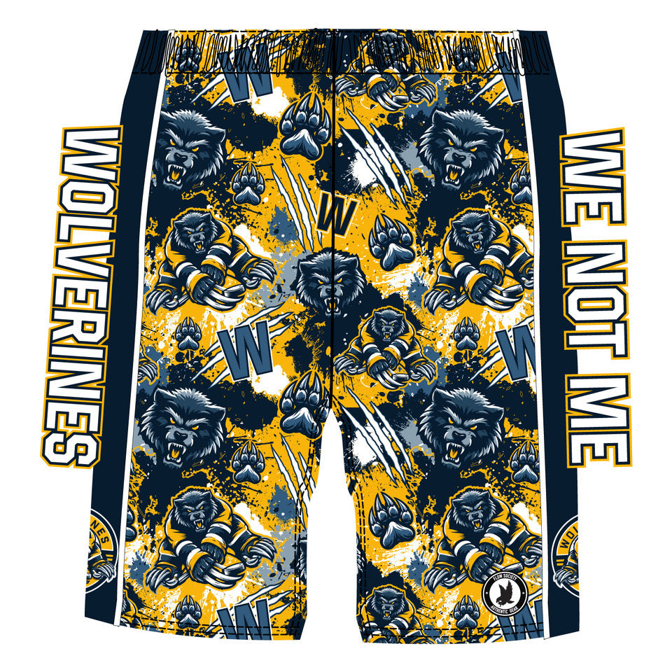 Wolverine Elite Hockey Shorts for Boys & Men - Lightweight, Breathable & Durable for Hockey Games, Training & Casual Wear