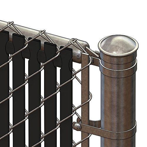 3 Foot Privacy Top Lock Slats - Black - Made in USA - Perfect for Fencing, Deck Railings & Outdoor Privacy Screens