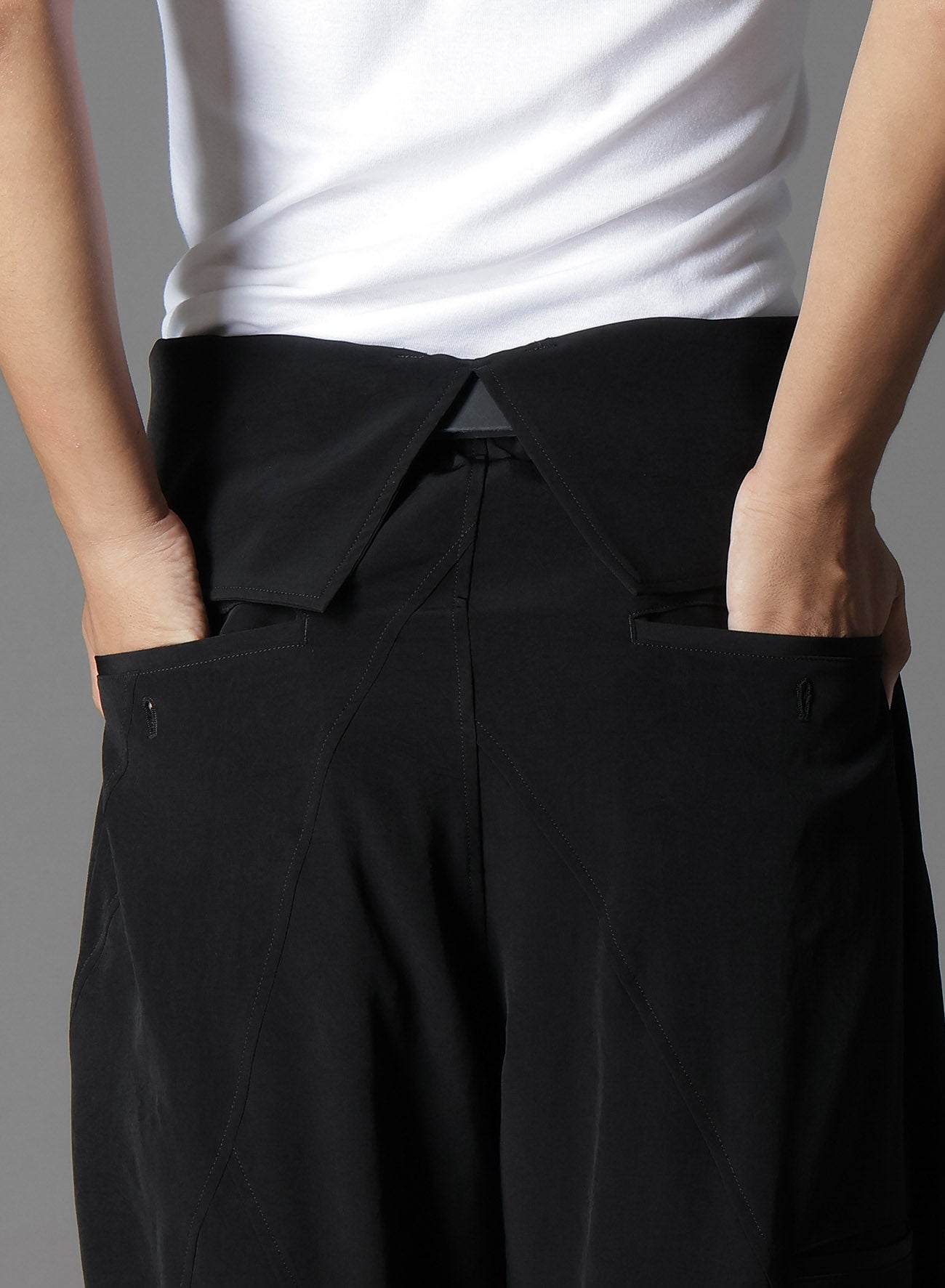 Elegant Crepe de Chine High Waist Tuck Pants for Women - Slimming Office Wear & Casual Chic Outfits