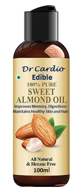 **Organic Cold-Pressed Almond Oil for Baby Massage, Hair, Skin & Body – 100ml | Chemical-Free, All-Natural | Perfect for Infant Care, Aromatherapy & Moisturizing**