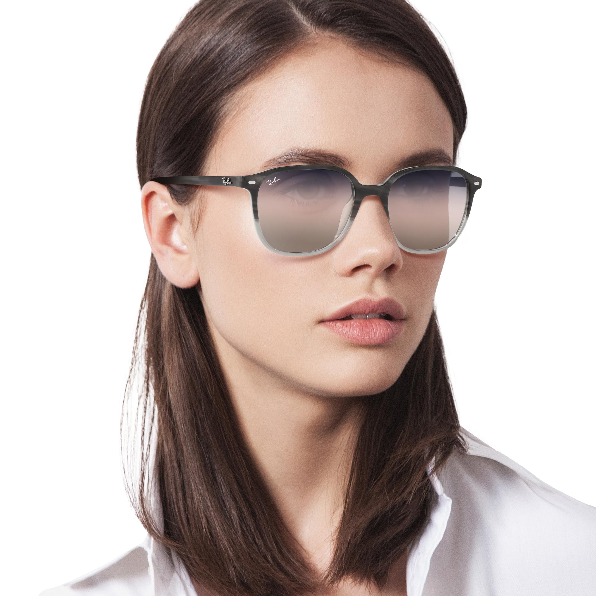 Ray-Ban RB2193 Leonard Square Sunglasses for Men & Women - Polarized UV Protection - Stylish Aviator Shades for Driving, Beach & Outdoor Activities