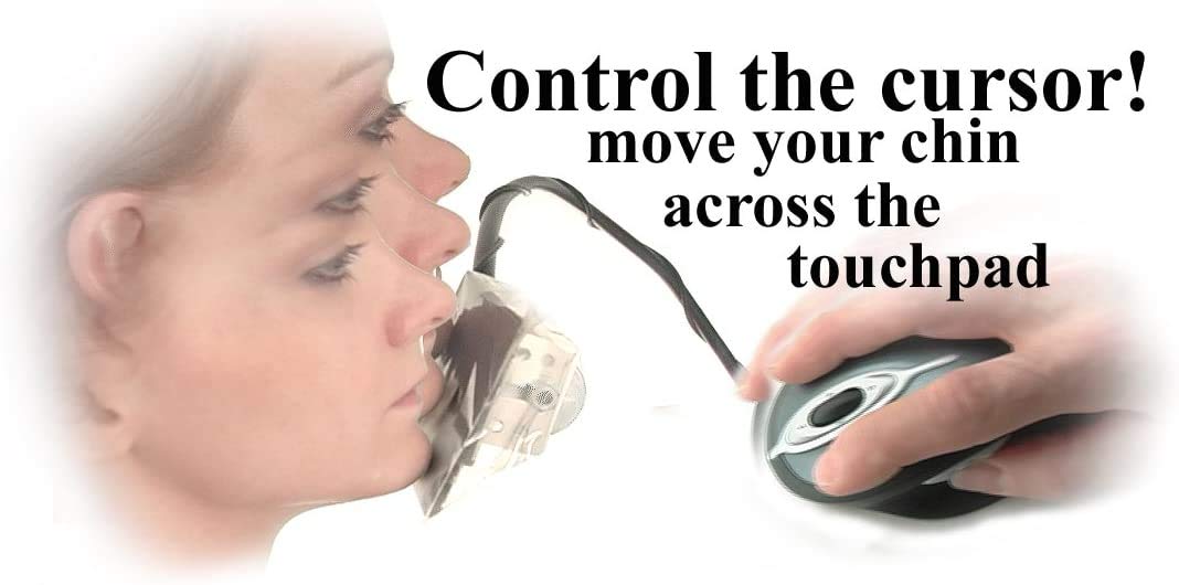 Hands Free Touchpad for Computer Control - Swipe with Chin, Assistive Device for Disabled (ETP001HFT) - Ideal for Mobility-Impaired Users & Hands-Free Computing