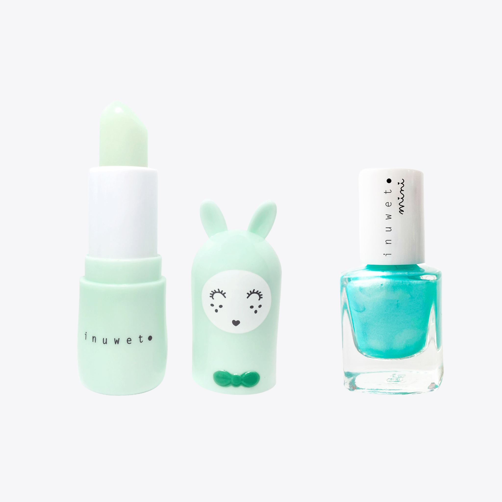 Turquoise Lip Balm & Nail Polish Set - Moisturizing Lip Care & Long-Lasting Nail Color - Perfect for Daily Beauty Routine, Gifts & Travel Essentials